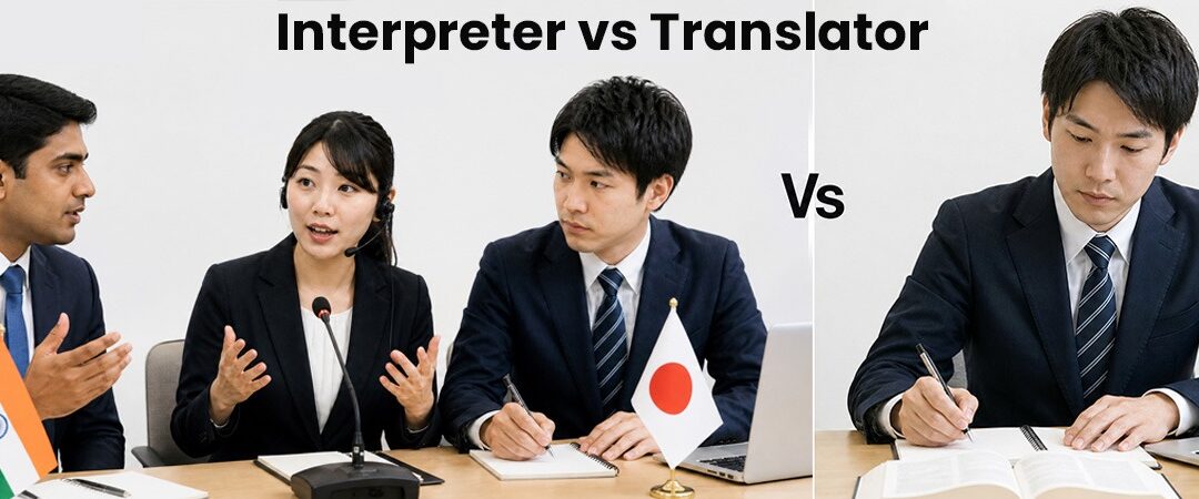 Japanese Interpreter vs. Japanese Translator: What’s the Difference?